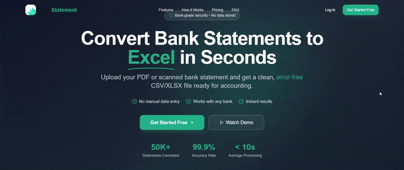 ClearStatement - PDF Printing Micro SaaS